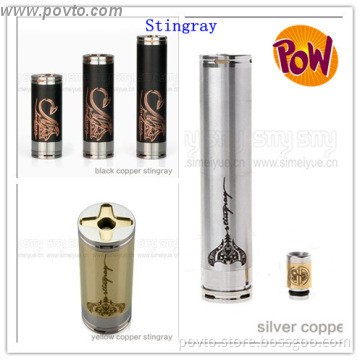 black,silver,gold colors available e cig mechanical stingray